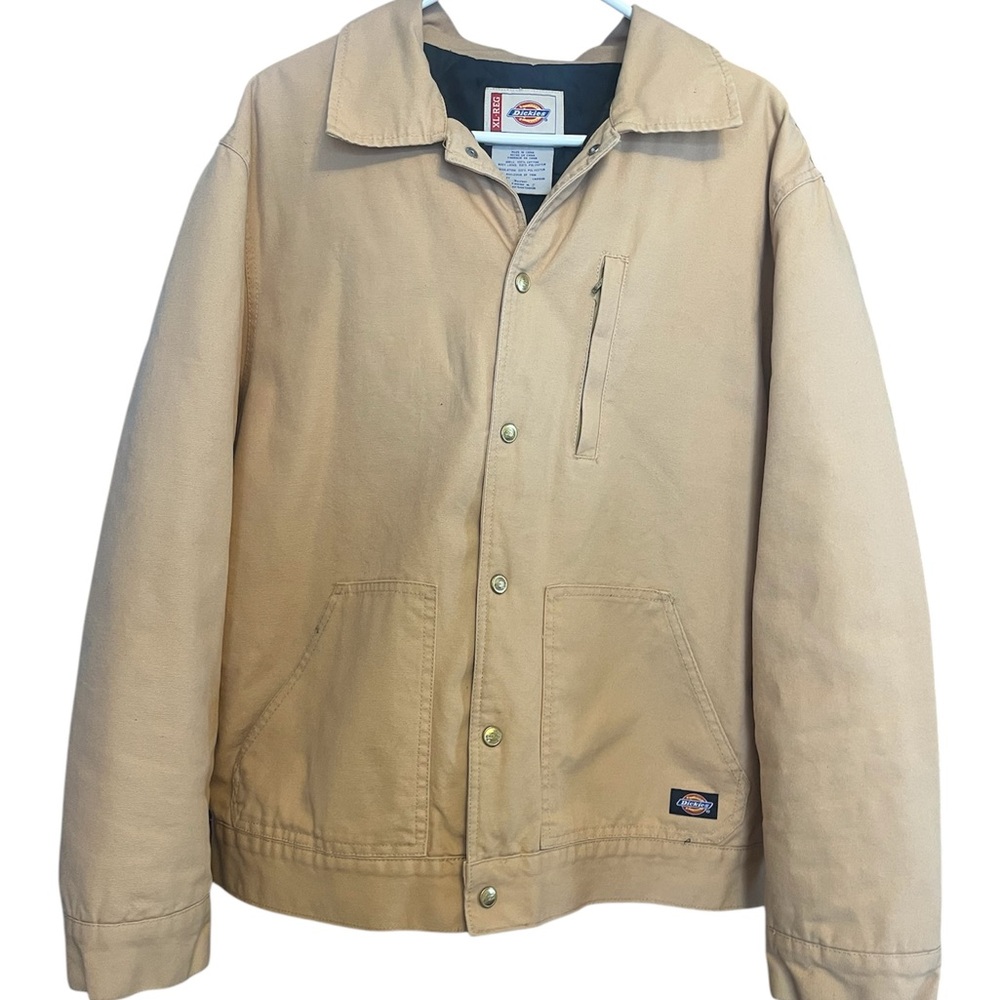 Vtg Dickies A Legend In Work Denim Barn Chore Jacket Insulated XL Rare 90's EUC